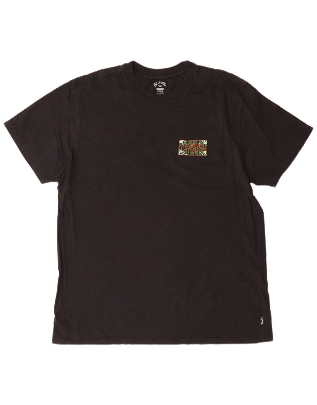 T-shirt grafica da uomo Billabong Top grande in cotone nero