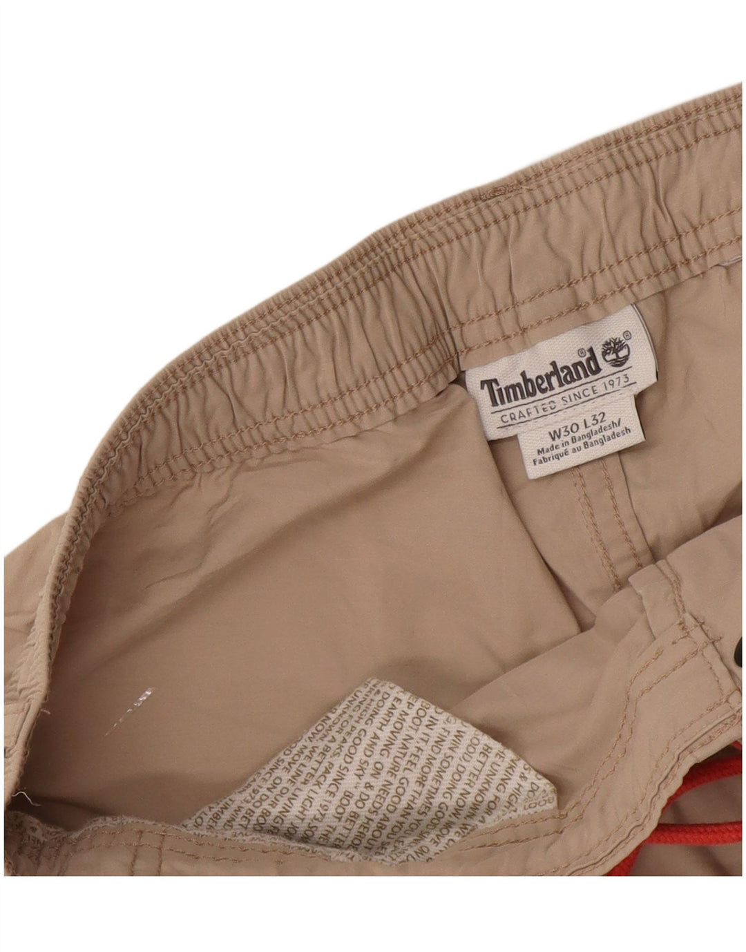 Pantaloni chino slim da uomo Timberland W30 L32 Beige