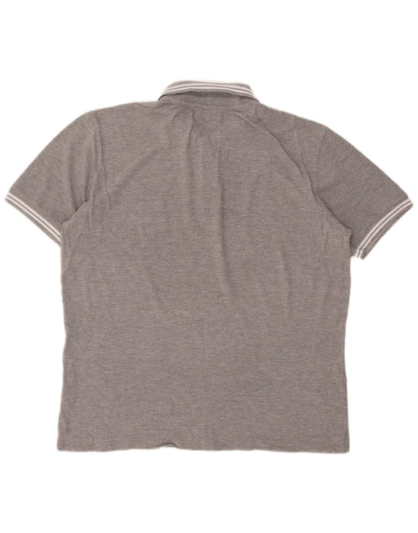 Polo Kappa Uomo XL Cotone Grigio
