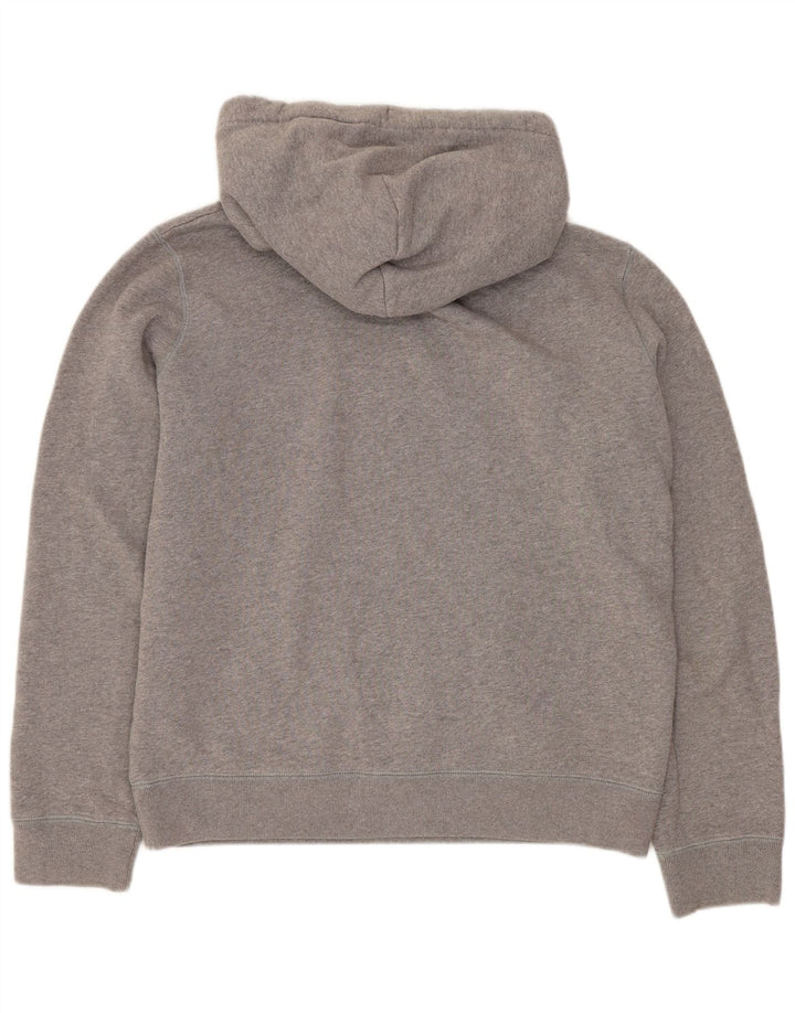 JACK WILLS Maglione da donna oversize con cappuccio Salcombe Devon UK 10 piccolo grigio