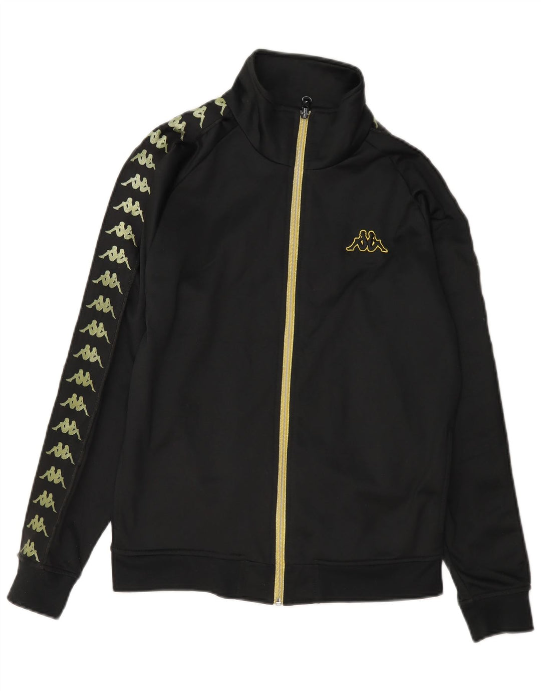 Giacca da tuta grafica da donna Kappa UK 12 Medium Nero Poliestere