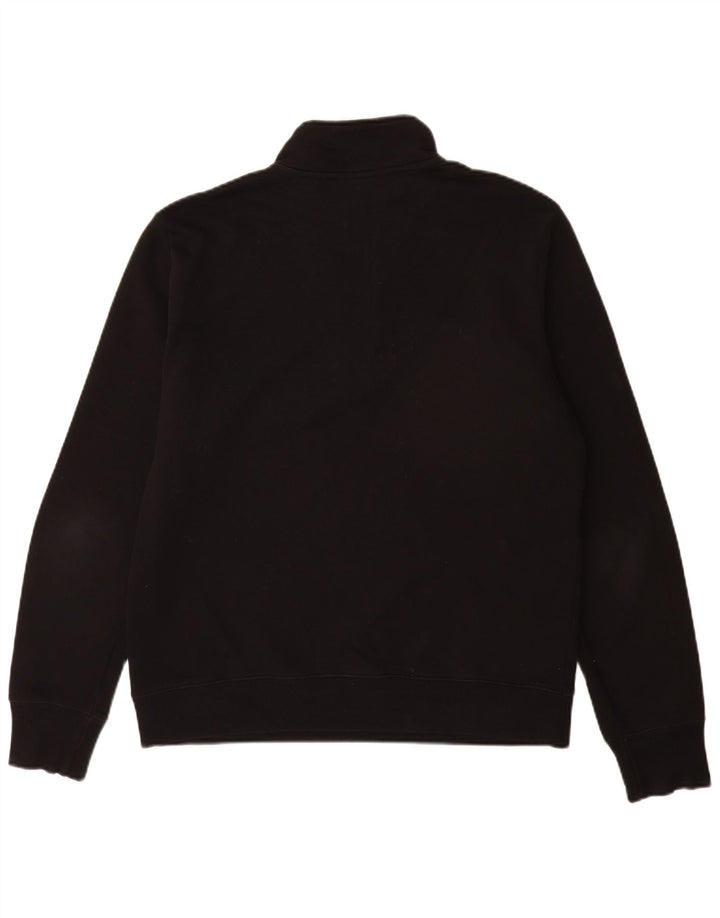 Felpa da uomo con collo con zip Paul Smith, maglione, cotone nero medio