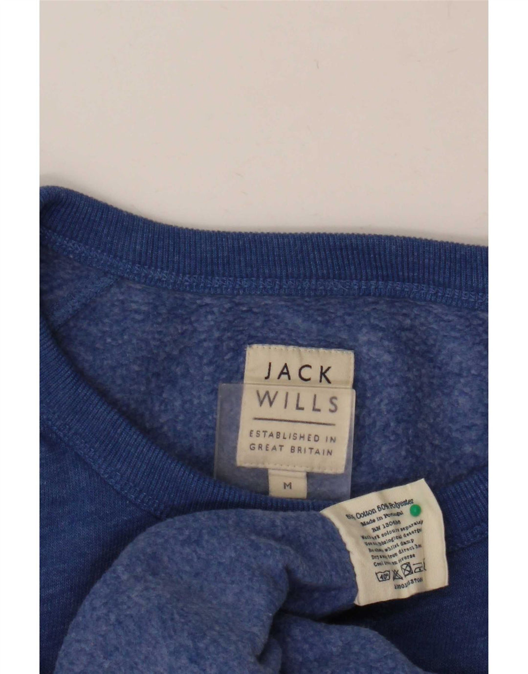 Felpa da uomo Jack Wills Maglione blu medio Cotone