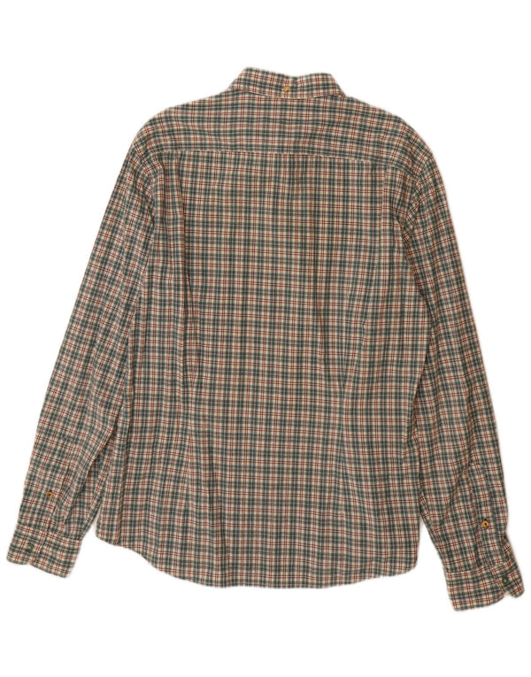 Camicia GAS da uomo XL in cotone a quadri multicolore