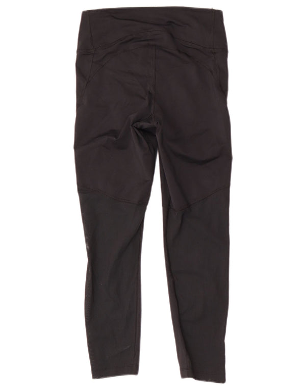 Leggings Nike Dri Fit Crop da donna UK 8 Small Nero Poliestere
