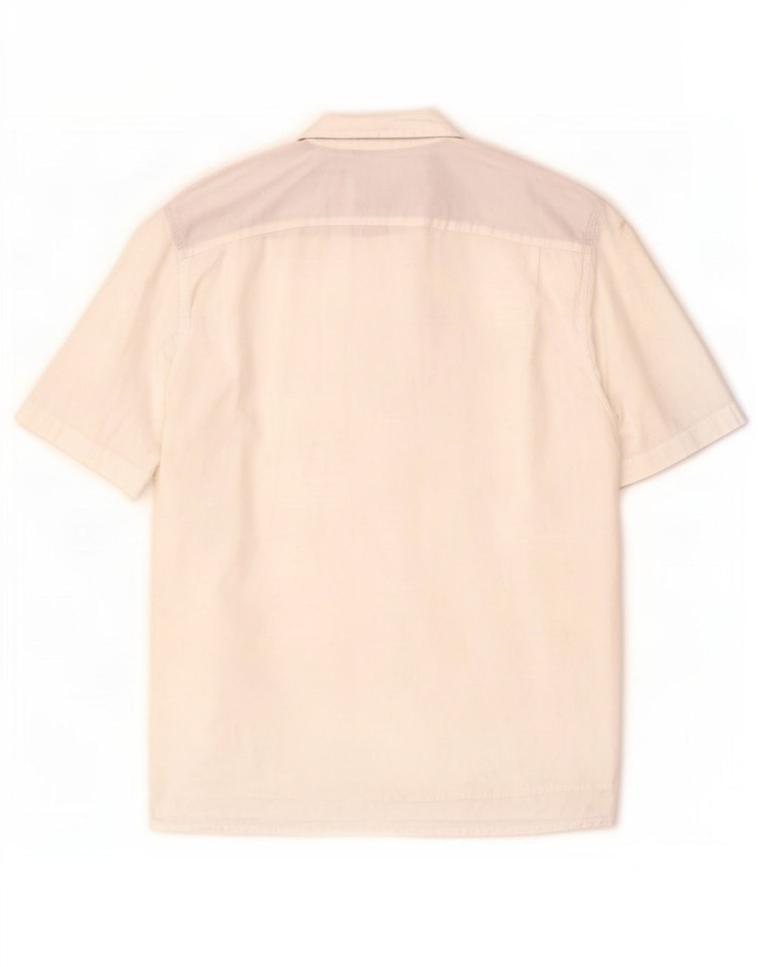 Camicia a maniche corte da uomo Wrangler grande in cotone bianco