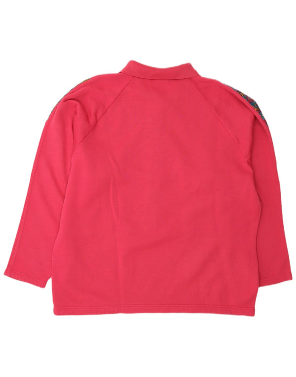 Felpa da donna F.LLI Campagnolo Jumper UK 16 Large Pink Geometric