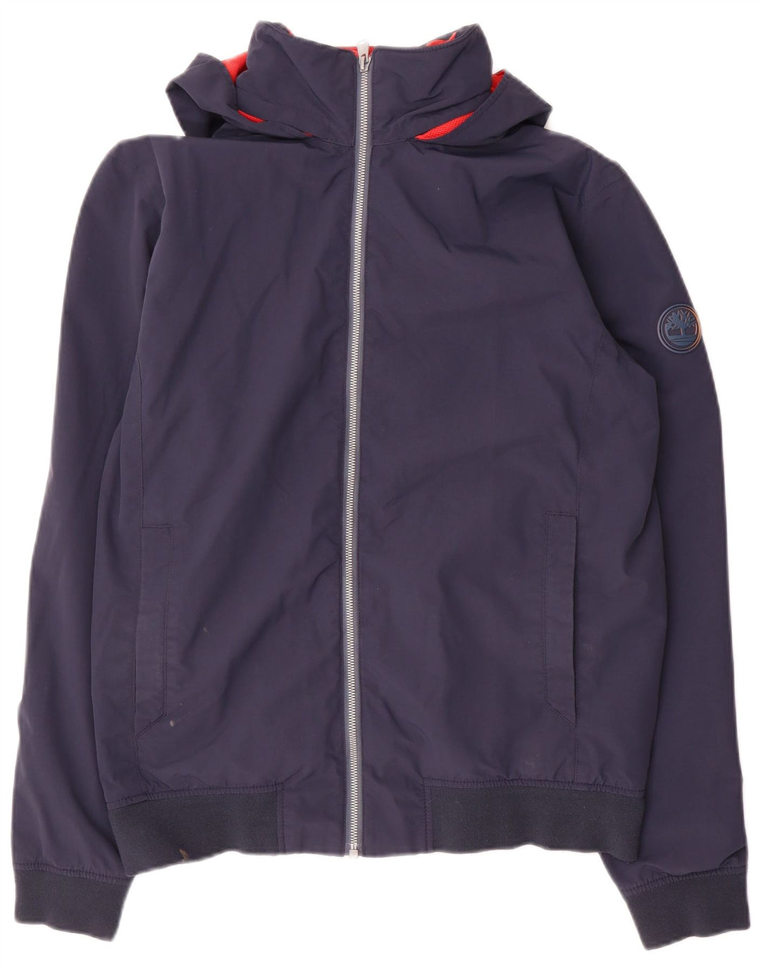 Giacca bomber con cappuccio da uomo Timberland UK 38 medio blu navy