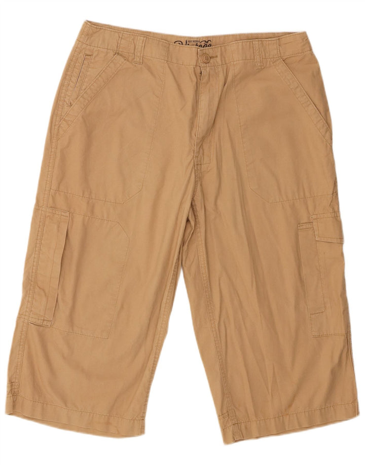 Bermuda da uomo Marks & Spencer Blue Harbour Cargo W34 Large Beige