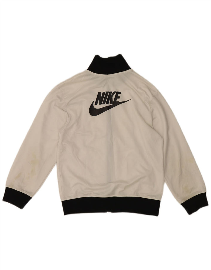 Giacca da tuta da ragazzo Nike, 10-11 anni, colore bianco medio, color block sportivo