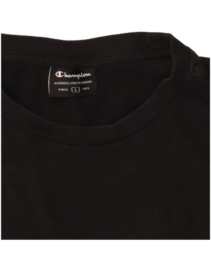 Canotta da donna Champion UK 16 grande cotone nero