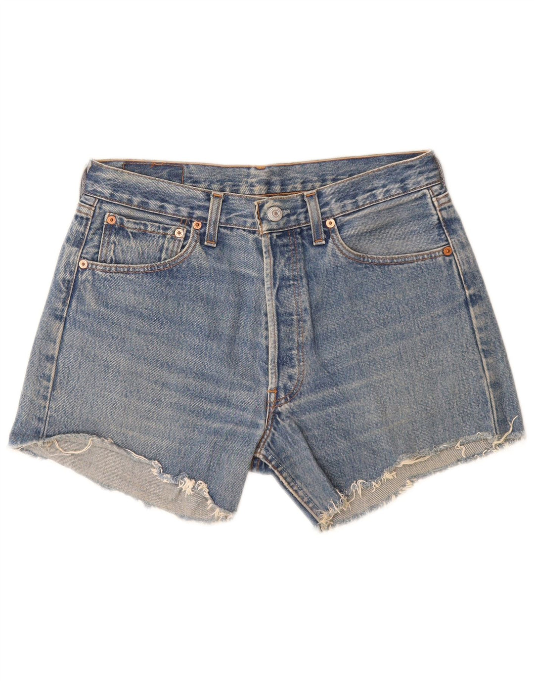 Pantaloncini di jeans Levi's 501 da donna W32 grandi blu