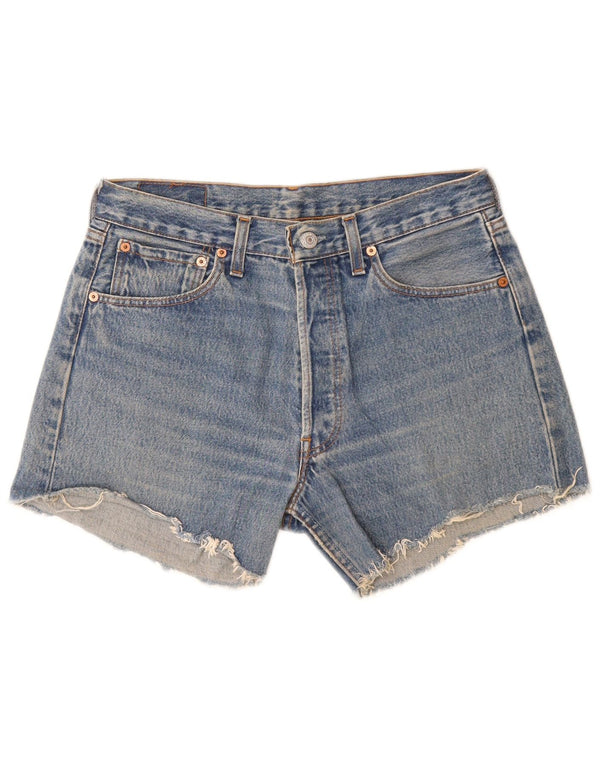 Pantaloncini di jeans Levi's 501 da donna W32 grandi blu