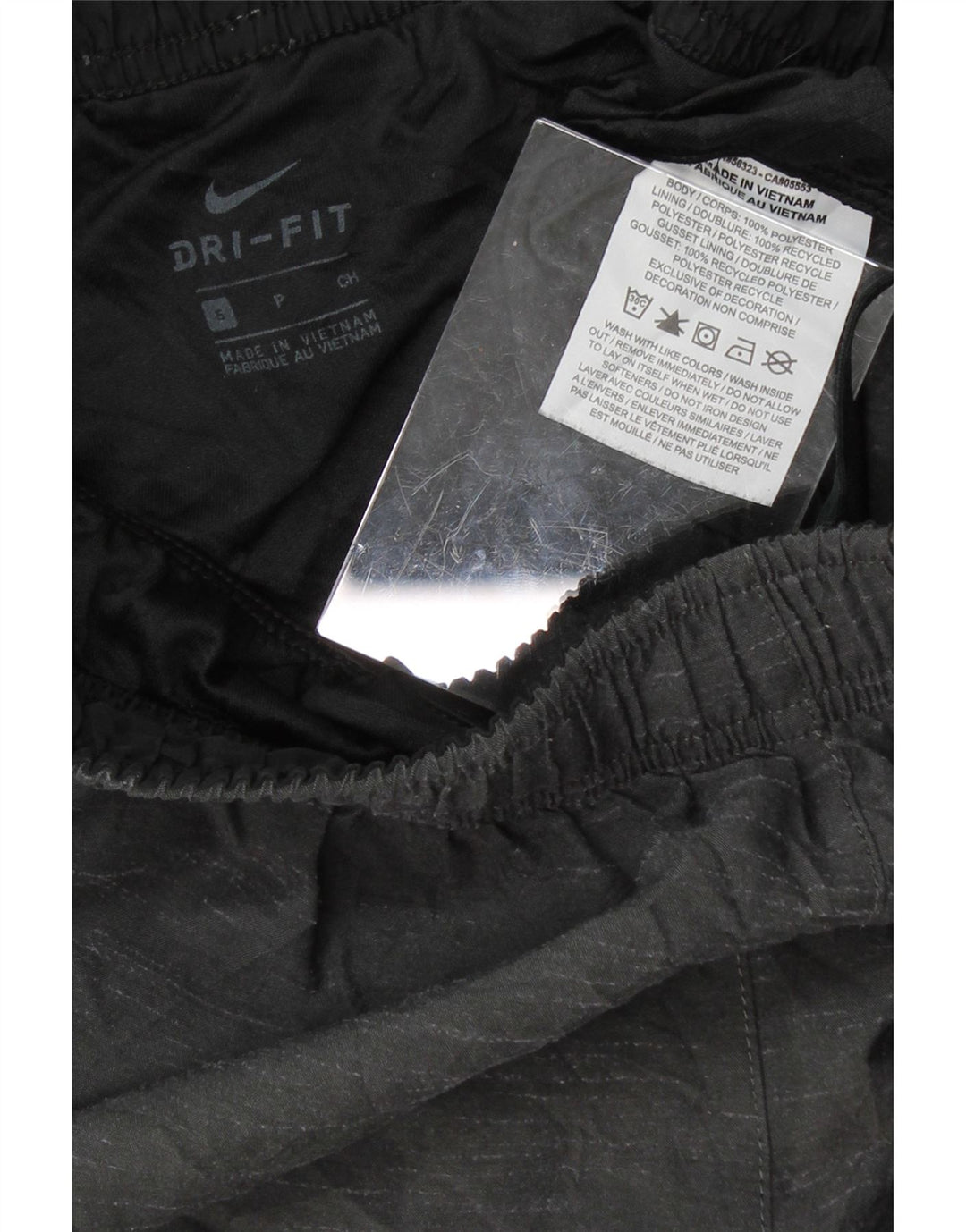 NIKE Womens Dri Fit Sport Shorts UK 8 Small Black Polyester Vintage Nike and Second-Hand Nike from Messina Hembry 