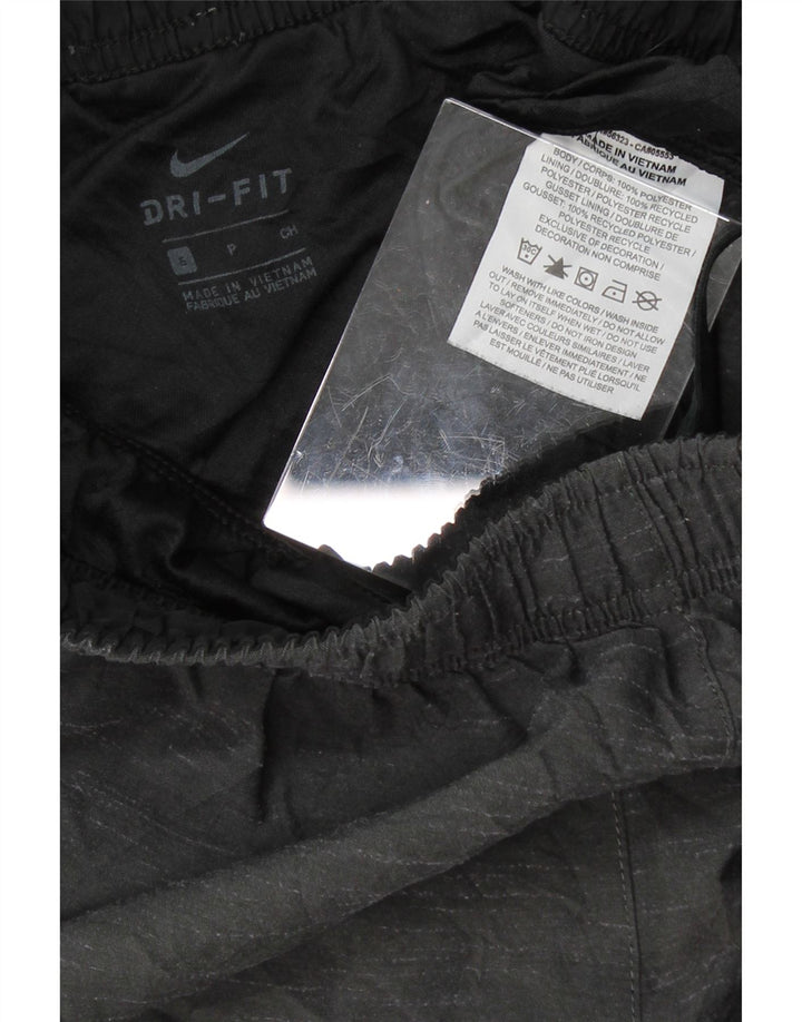 NIKE Womens Dri Fit Sport Shorts UK 8 Small Black Polyester Vintage Nike and Second-Hand Nike from Messina Hembry 