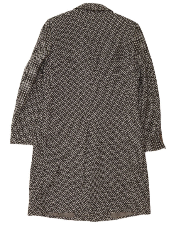 Freeman Mens Overcoat IT 46 Small Grey Flecked