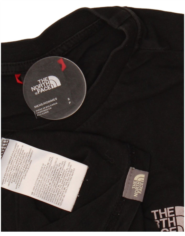 THE NORTH FACE T-shirt da uomo Top piccola in cotone nero