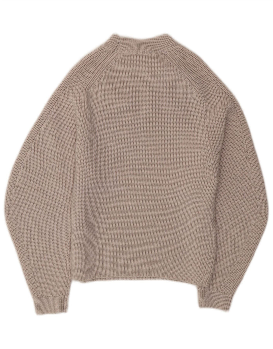Maglione maglione collo alto da donna Cos UK 6 XS lana grigia