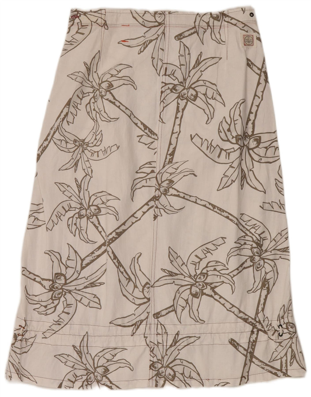 Gonna lunga da donna Murphy & Nye W30 cotone floreale bianco medio