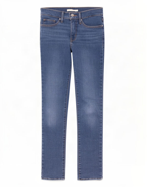 Levi's Donna 312 Shaping Slim Jeans W28 L32 Cotone Blu