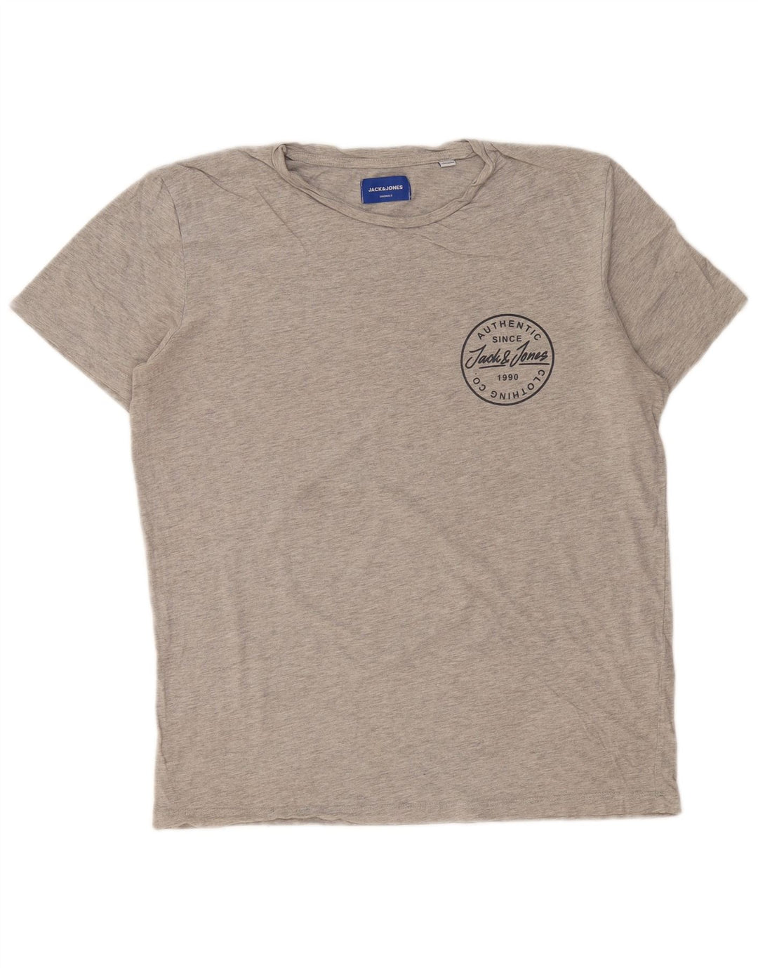 JACK & JONES T-shirt grafica da uomo XL in cotone grigio