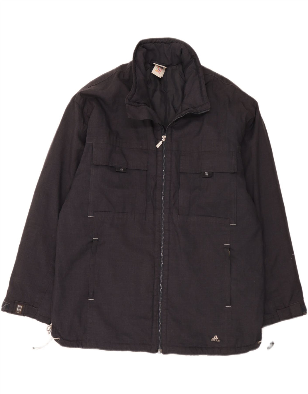 Giacca utility da uomo Adidas UK 44/46 grande poliestere nero