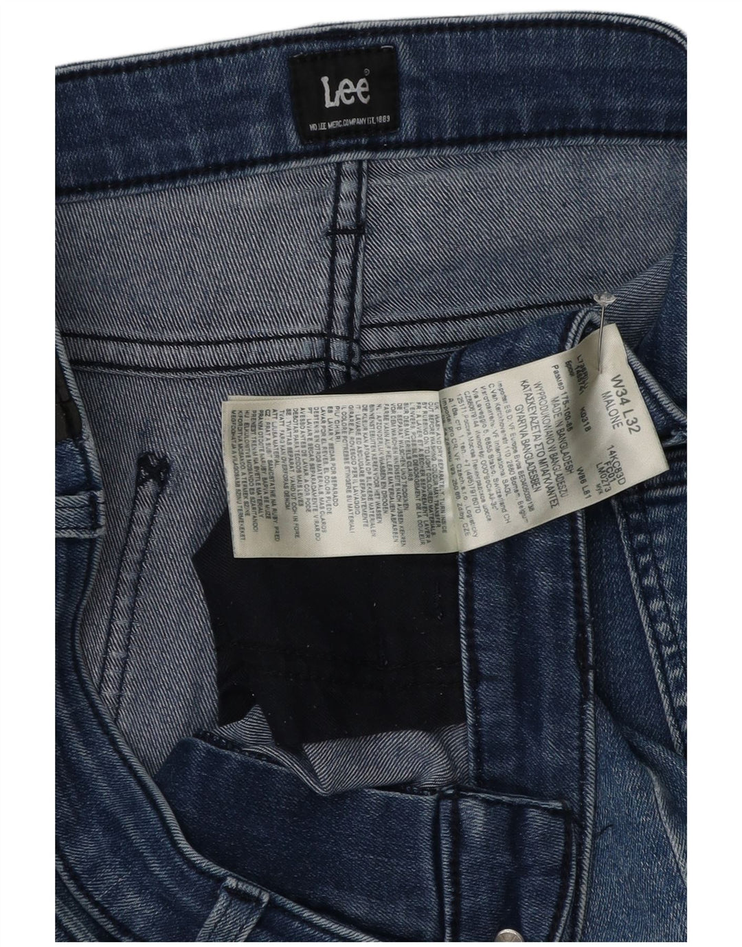 Jeans skinny Lee Malone da donna W34 L32 cotone blu