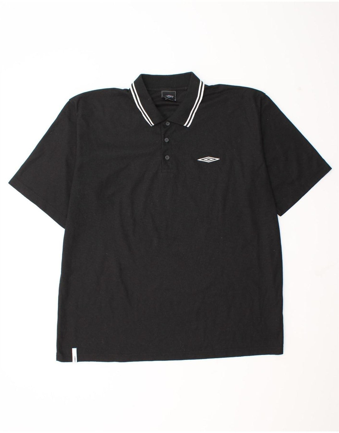 Polo da uomo Umbro 2XL poliestere nero