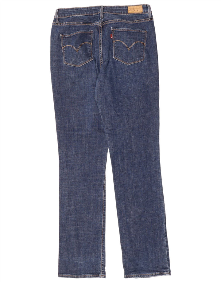 LEVI'S Jeans dritti da donna Demi Curve a vita media US 14 XL W32 L32 Blu