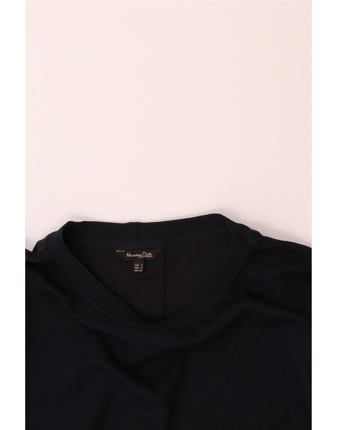 MASSIMO DUTTI Womens Oversized Top Long Sleeve UK 10 Small Navy Blue Vintage Massimo Dutti and Second-Hand Massimo Dutti from Messina Hembry 