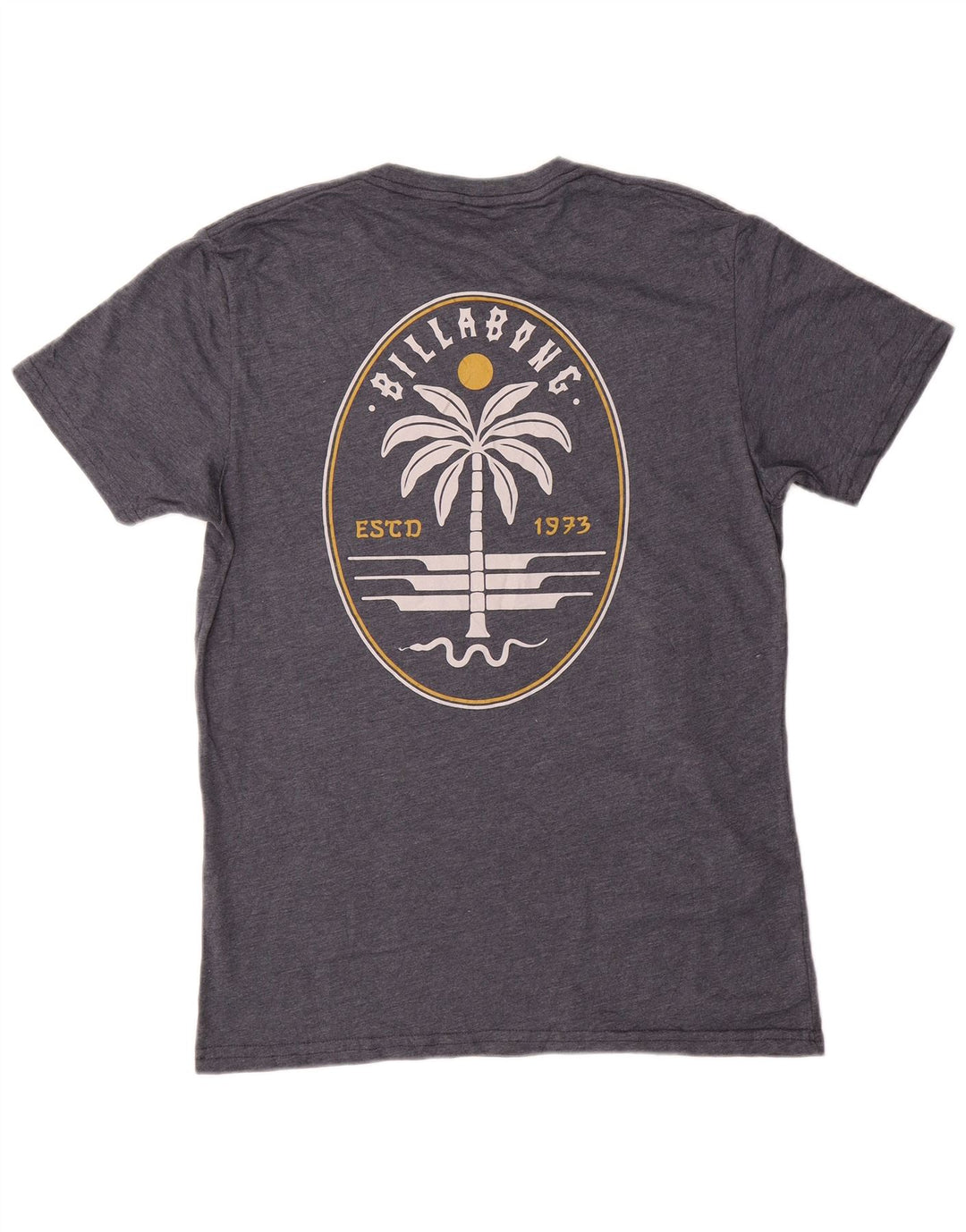 T-shirt grafica da uomo Billabong Top in cotone blu navy medio