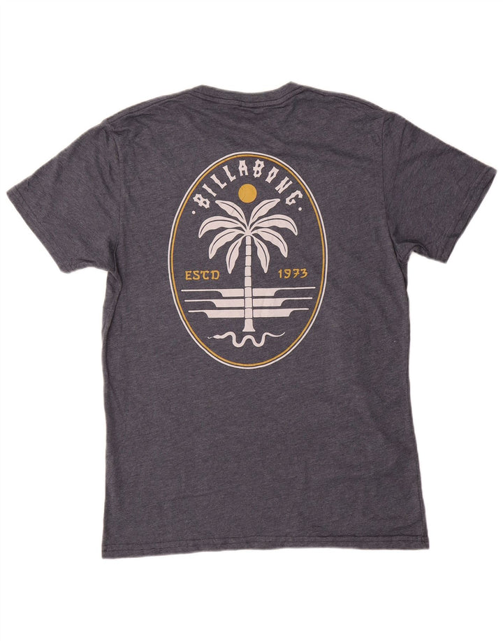 T-shirt grafica da uomo Billabong Top in cotone blu navy medio