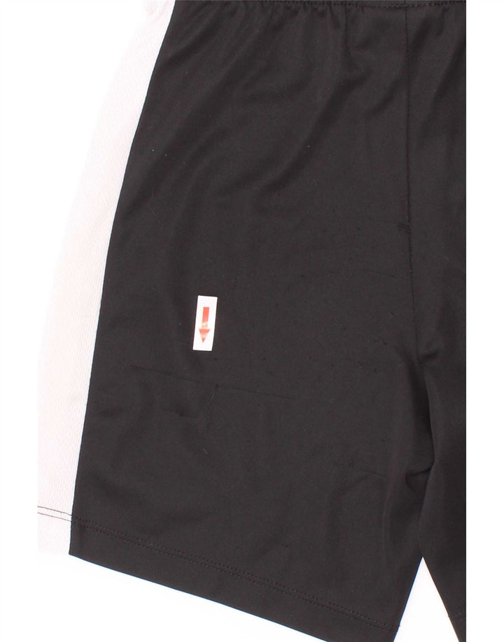 Pantaloncini sportivi Nike da ragazzo Dri Fit 8-9 anni Small Nero Colourblock Poliestere