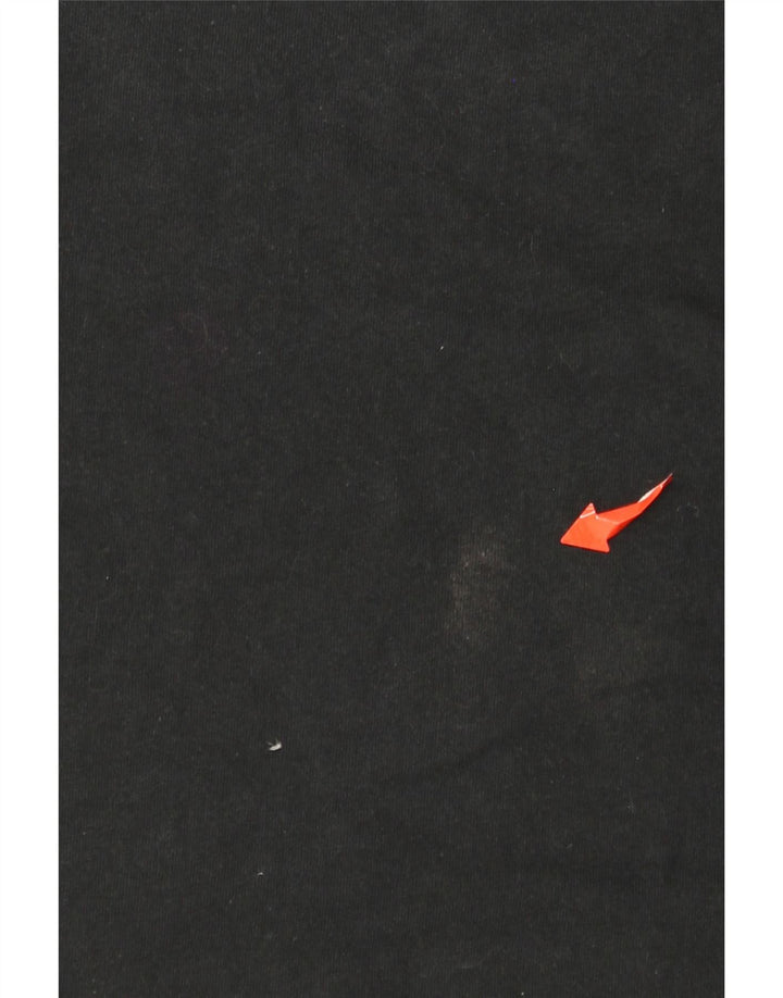 T-shirt grafica da uomo con vestibilità rilassata All Saints, piccola, in cotone nero