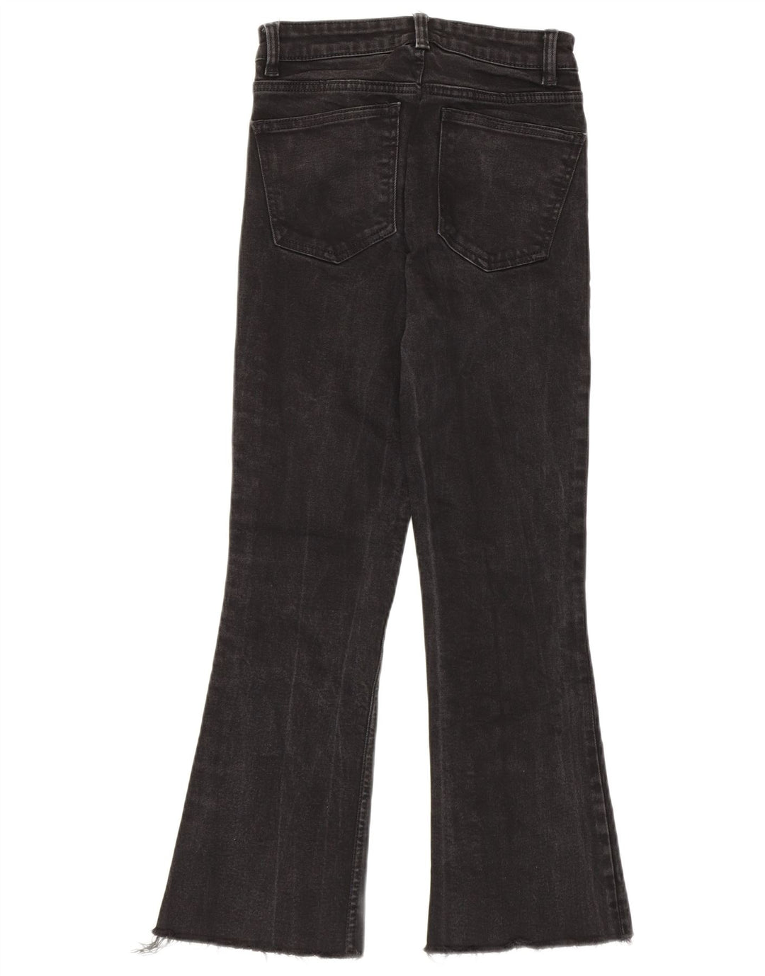 Jeans svasati da donna Zara EU 36 XS W26 L26 cotone nero