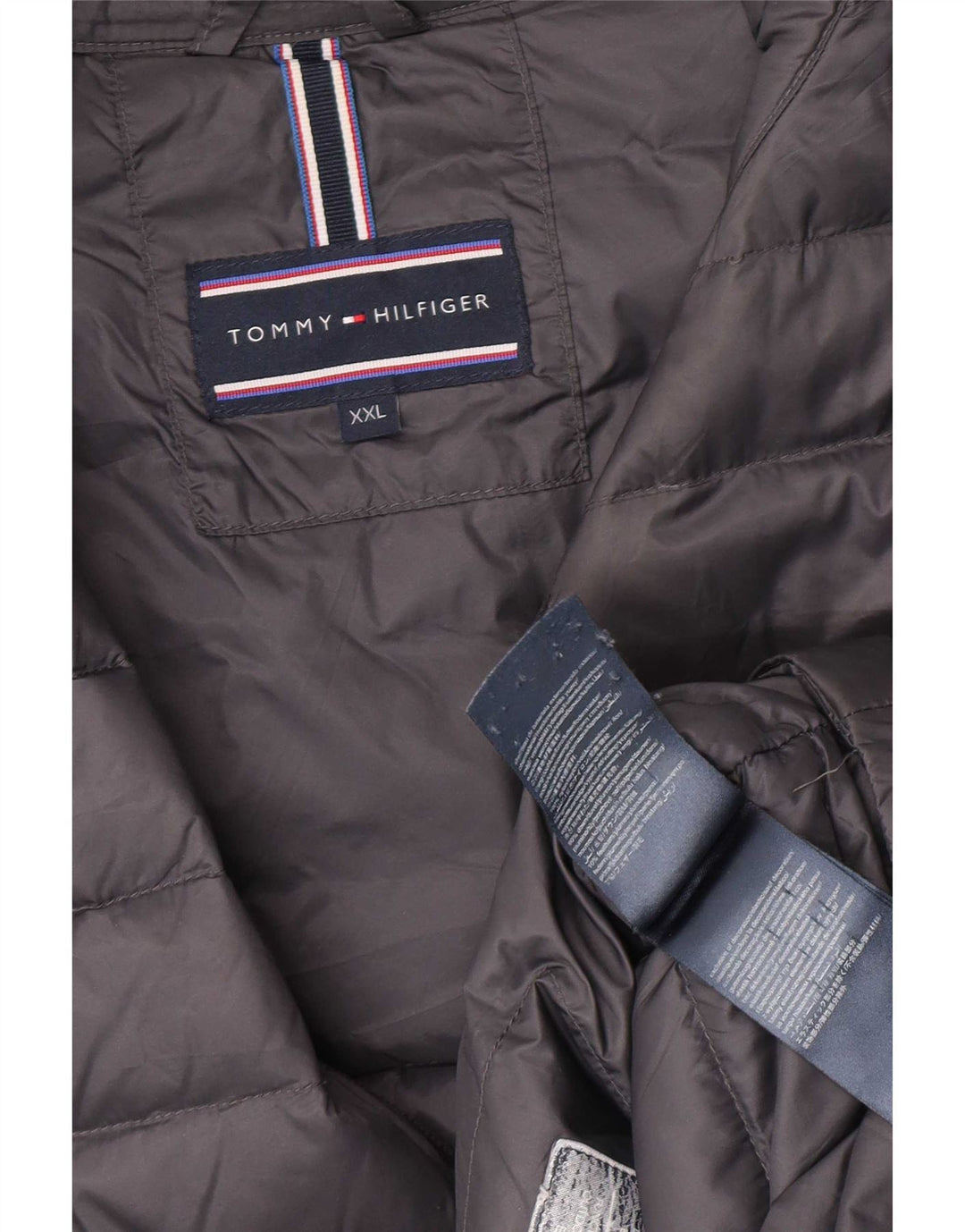 Giacca imbottita da uomo Tommy Hilfiger UK 44 2XL Nylon grigio