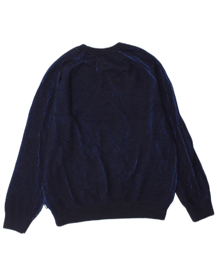 Maglione maglione girocollo da ragazzo Hugo Boss 11-12 anni grande cotone blu navy