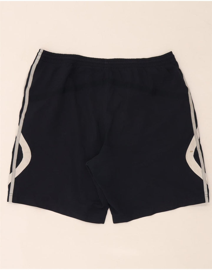 Pantaloncini sportivi da uomo Adidas Large blu navy in poliestere