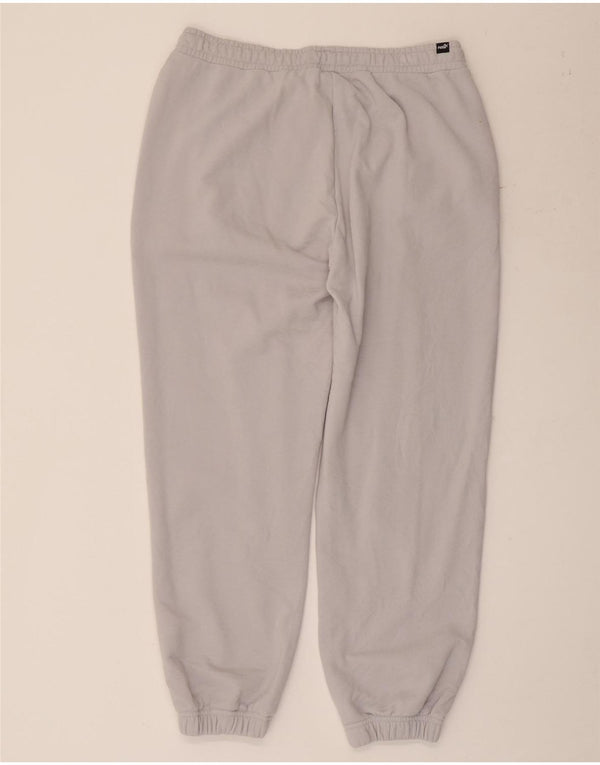 Pantaloni da tuta da uomo Puma Joggers in cotone grigio medio