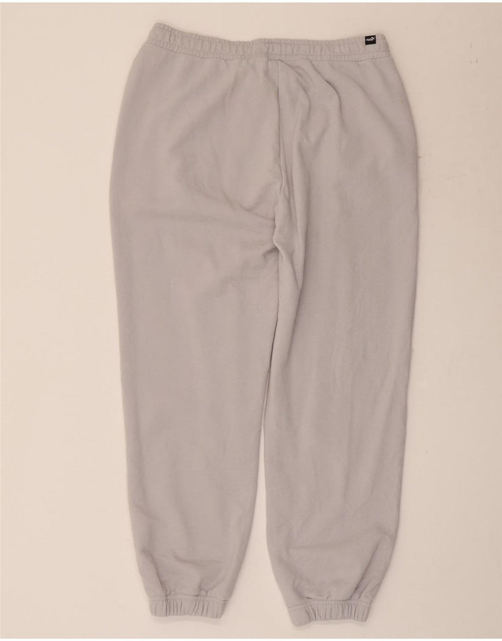 Pantaloni da tuta da uomo Puma Joggers in cotone grigio medio