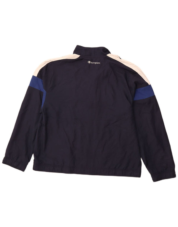 Giacca da tuta da uomo CHAMPION XL Poliestere color block blu navy
