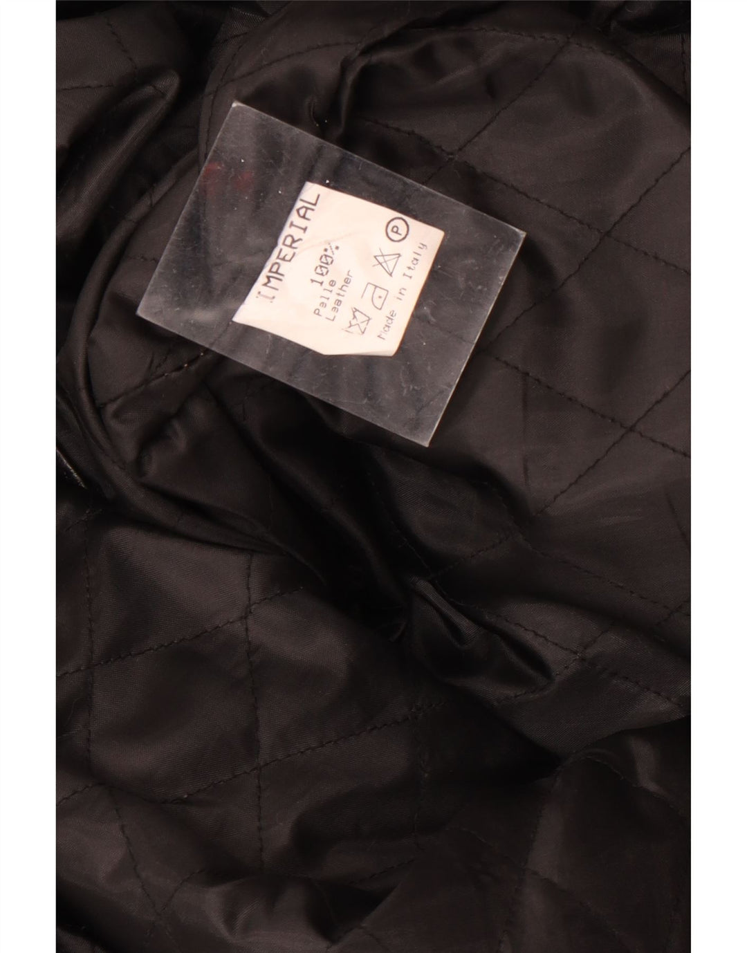 Cappotto in pelle vintage da uomo UK 40 grande in pelle nera