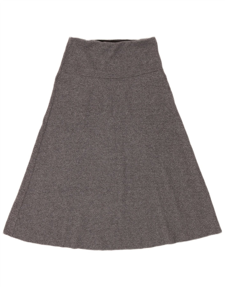 Gonna a trapezio a vita alta da donna Zara piccola W26 poliestere grigio