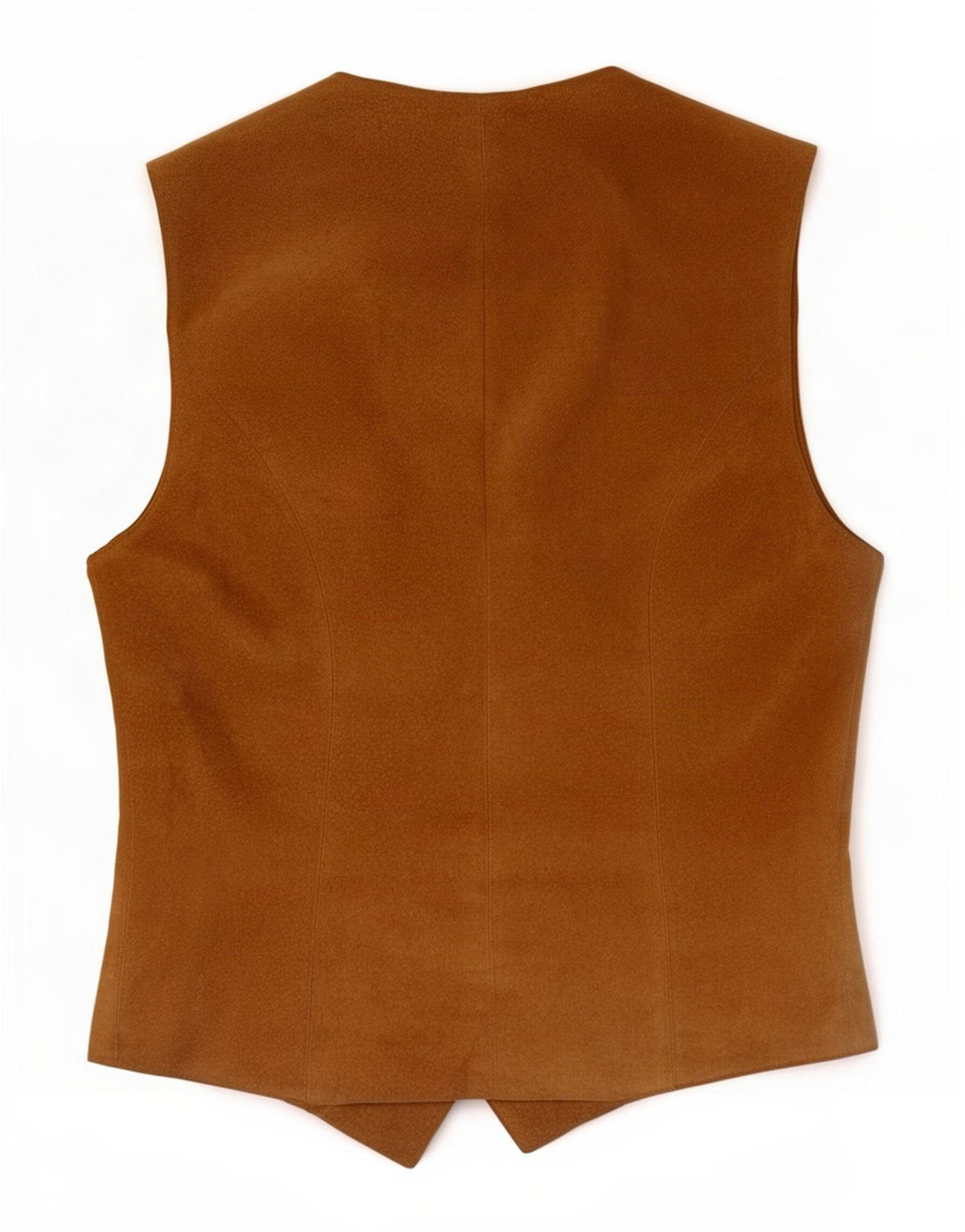 Gilet in pelle scamosciata da donna Danier UK 12/14 Pelle beige medio