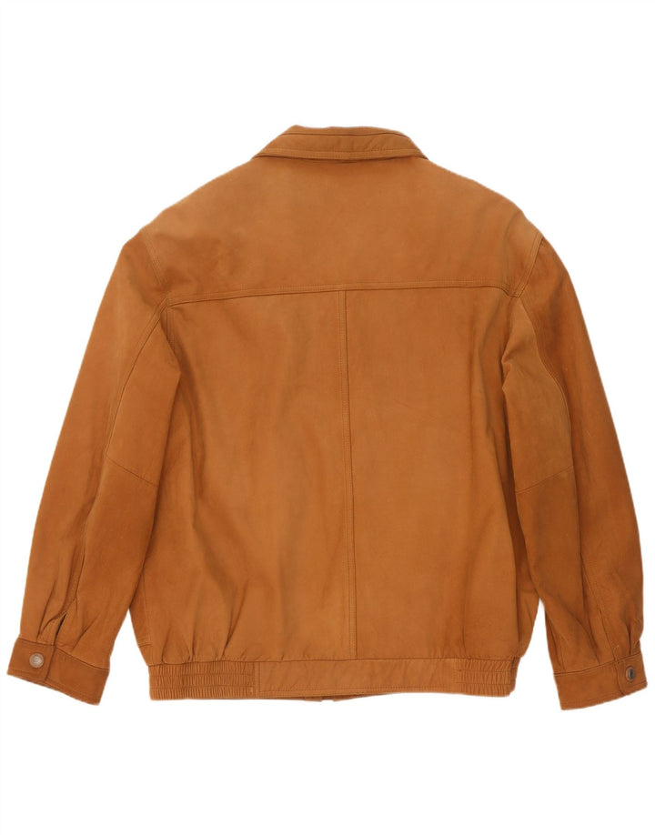WESTBURY Giubbotto bomber in pelle scamosciata da uomo IT 54 2XL Pelle beige