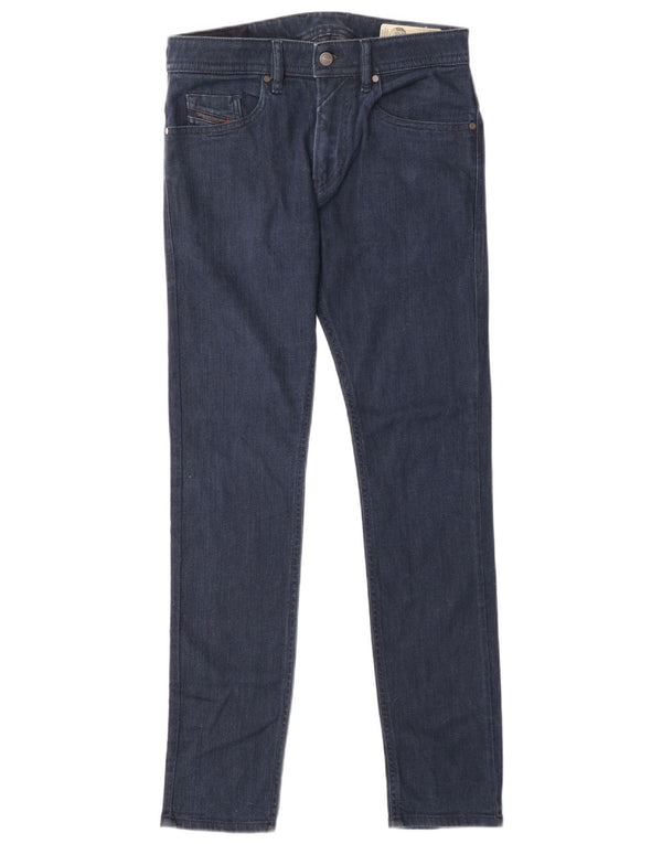 Jeans skinny sottili Thommer da donna Diesel W29 L32 cotone blu navy