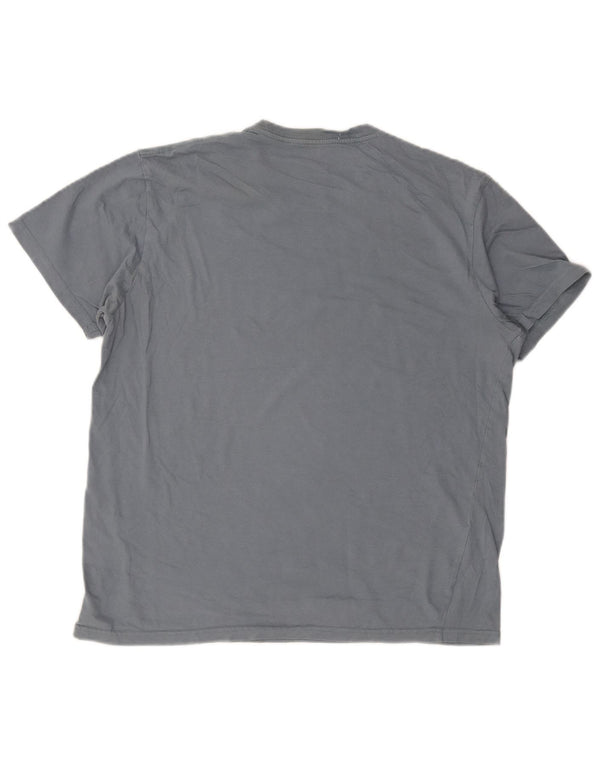 T-shirt grafica da uomo Volcom Modern Fit, taglia grande, in cotone blu