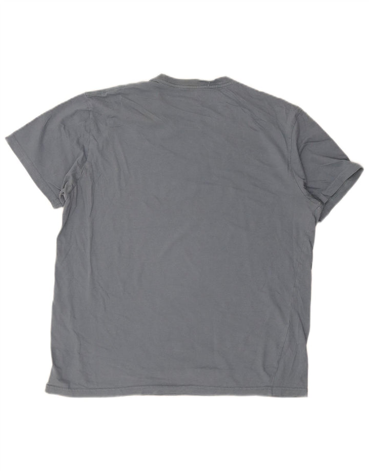 T-shirt grafica da uomo Volcom Modern Fit, taglia grande, in cotone blu