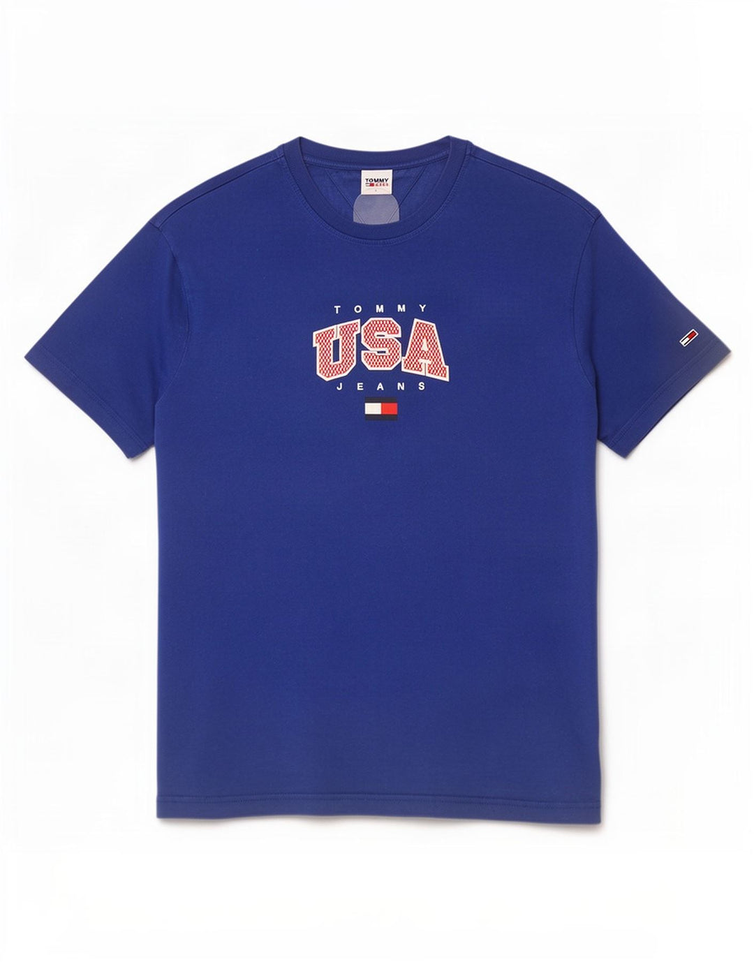 T-shirt grafica da uomo Tommy Hilfiger Top grande blu