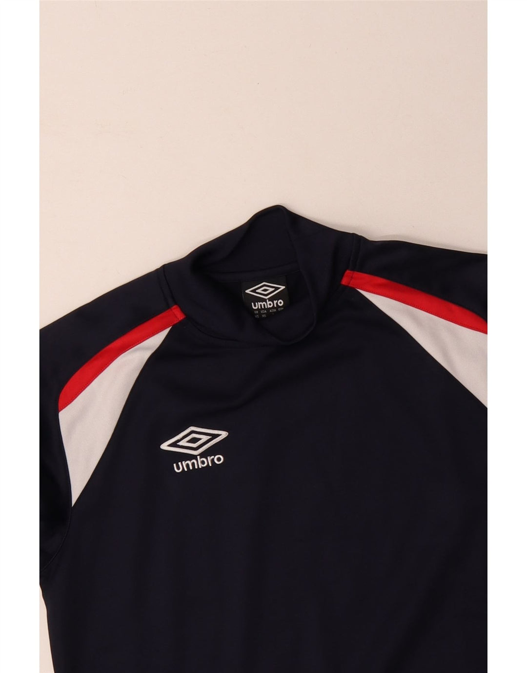 Felpa da uomo Umbro Jumper XS Blu navy Colourblock poliestere